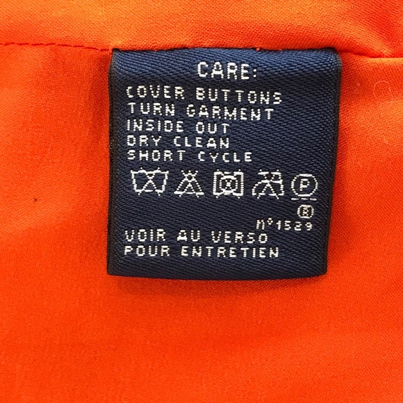 Ralph Lauren Sport wool jacket/blazer orange insignia women 8 old money luxury - Picture 10 of 15